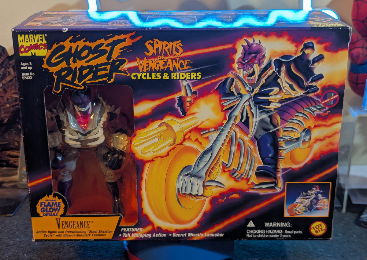 TOYBIZ MARVEL SPIRITS OF VENGEANCE CYCLES & RIDERS VENGEANCE ACTION FIGURE