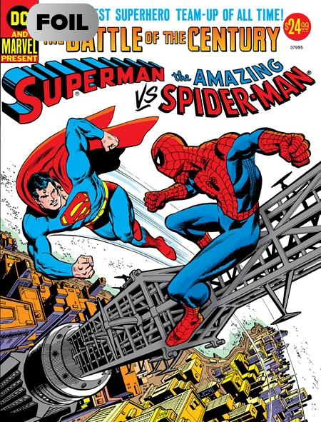 50TH ANNIVERSARY TREASURY EDITION SUPERMAN VS THE AMAZING SPIDER-MAN #1 FACSIMILE CARMINE INFANTINO ROSS ANDRU A COVER