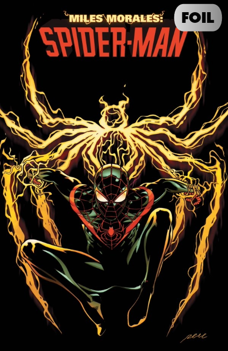 MILES MORALES: SPIDER-MAN #1 PERE PEREZ FOIL B COVER