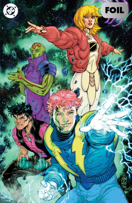 LEGION OF SUPER-HEROES #1 JIM LEE FOIL G COVER