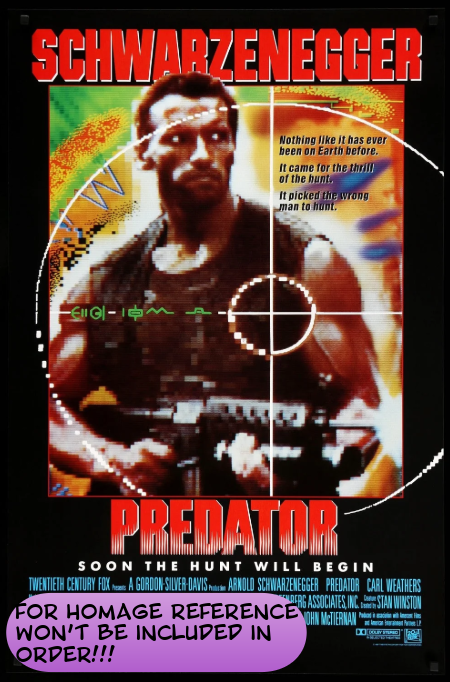 PREDATOR VS. THE PLANET OF THE APES #2 MOVIE POSTER HOMAGE CHRIS CAMPANA B COVER