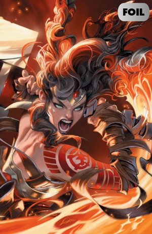 ABSOLUTE WONDER WOMAN #25 DC SHOWCASE ALEXANDER LOZANO WRAPAROUND FOIL G COVER