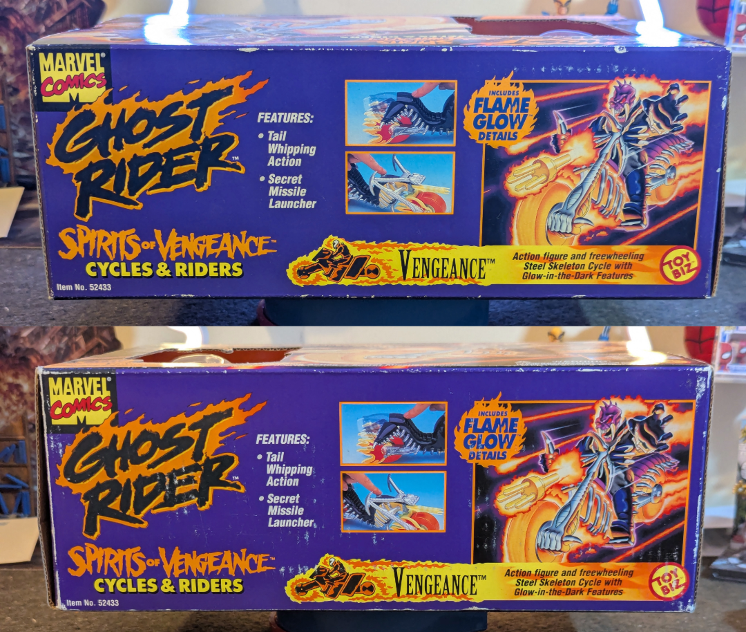 TOYBIZ MARVEL SPIRITS OF VENGEANCE CYCLES & RIDERS VENGEANCE ACTION FIGURE