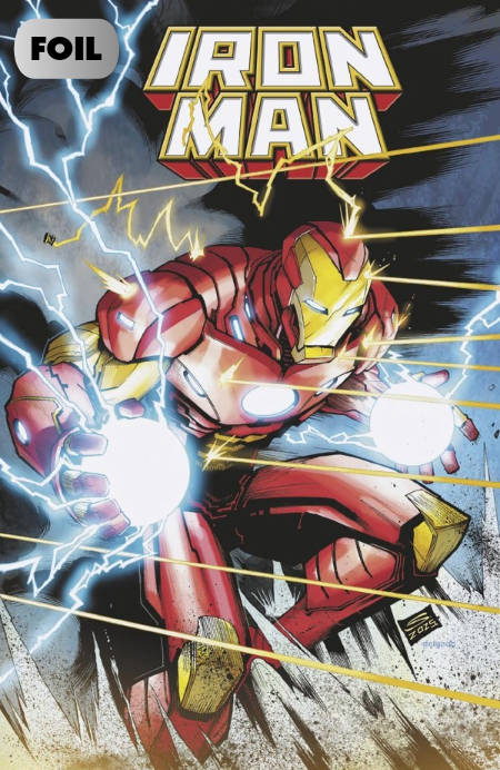 IRON MAN #1 GERARDO SANDOVAL FOIL E COVER