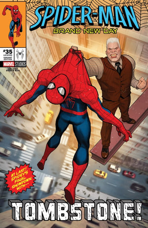 AMAZING SPIDER-MAN #35 MARVEL STUDIOS SPIDER-MAN: BRAND NEW DAY DAVID NAKAYAMA E COVER