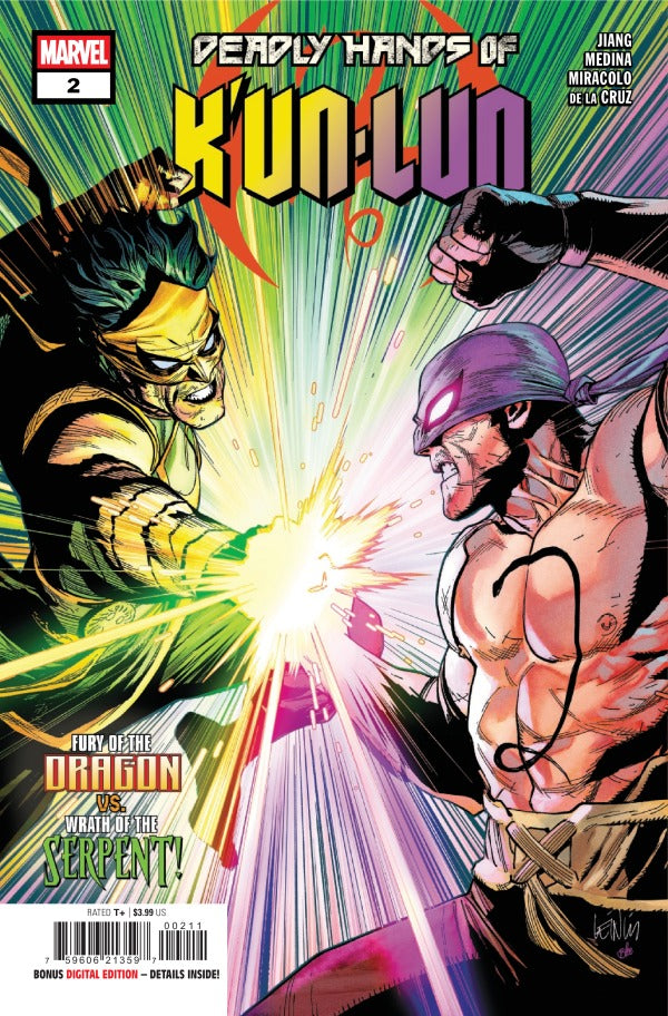 DEADLY HANDS OF K'UN-LUN #2 LEINIL YU A COVER