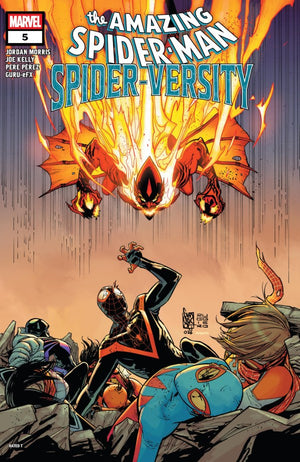 AMAZING SPIDER-MAN: SPIDER-VERSITY #5 GIUSEPPE CAMUNCOLI A COVER