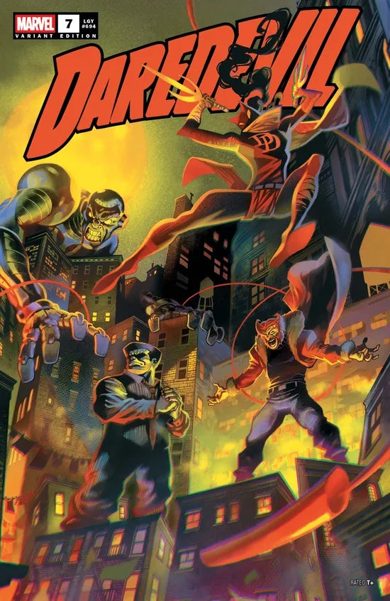 DAREDEVIL #7 2-PART CONNECTING FLAVIANO B COVER