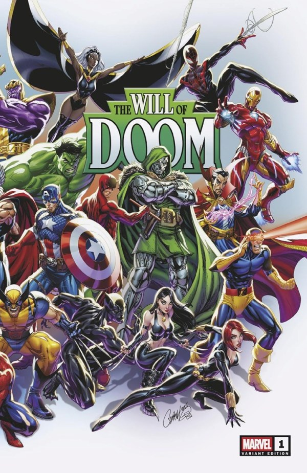 THE WILL OF DOOM #1 (ONE SHOT) J. SCOTT CAMPBELL F WRAP AROUND COVER