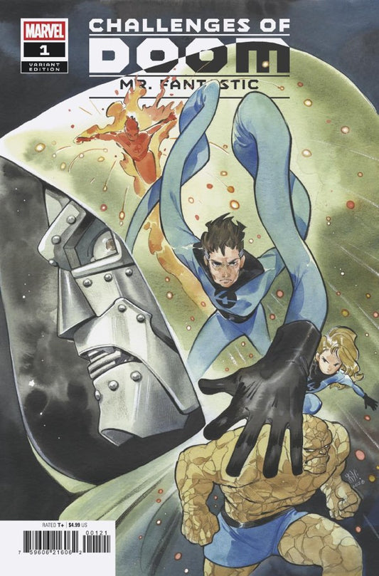 CHALLENGES OF DOOM: MR. FANTASTIC #1 PEACH MOMOKO B COVER