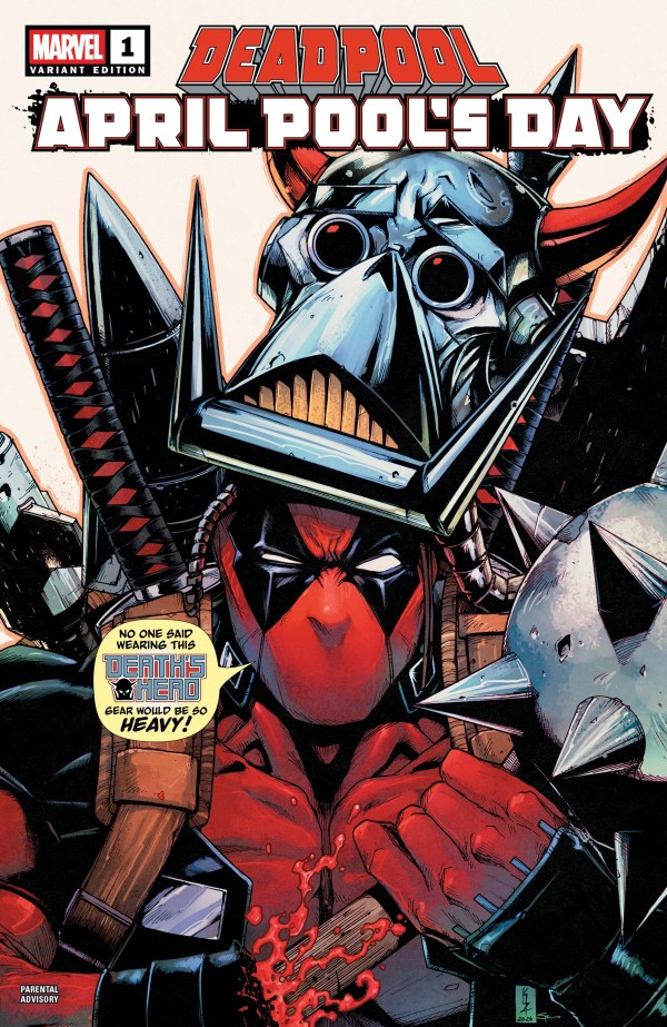 DEADPOOL: APRIL POOL'S DAY #1 KEI ZAMA DEATH'S HEAD D COVER