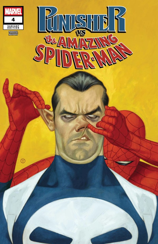 PUNISHER VS. SPIDER-MAN #4 JULIAN TOTINO TODESCO B COVER