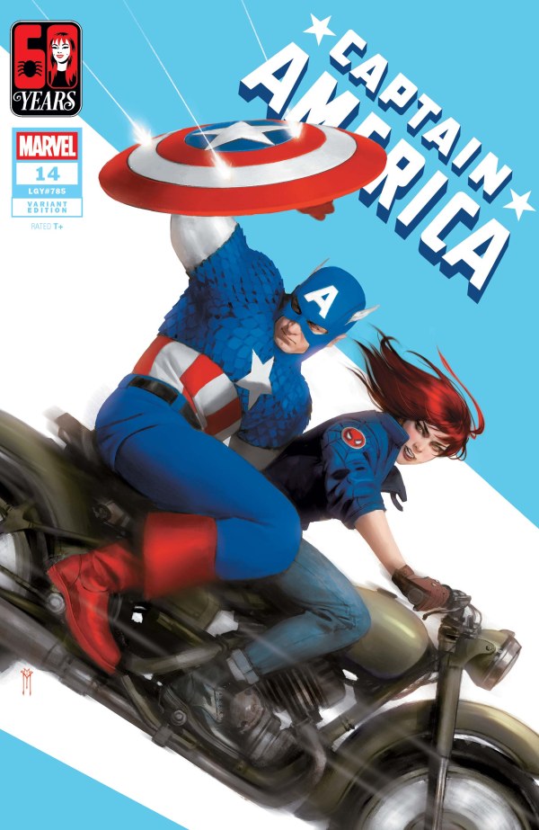 CAPTAIN AMERICA #14 MARY JANE WATSON MIGUEL MERCADO D COVER