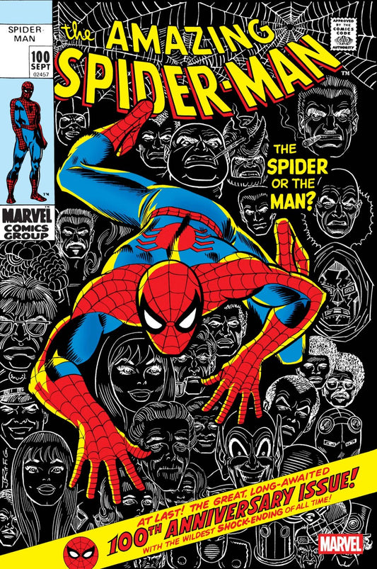 AMAZING SPIDER-MAN #100 FACSIMILE JOHN ROMITA SR. A COVER
