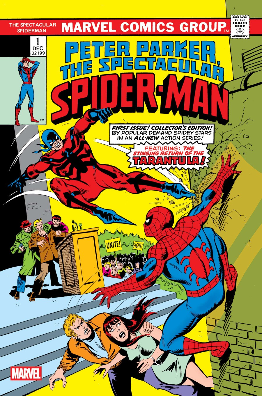 PETER PARKER, THE SPECTACULAR SPIDER-MAN #1 FACSIMILE EDITION SAL BUSCEMA A COVER