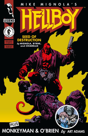 HELLBOY: SEED OF DESTRUCTION #1 FACSIMILE MIKE MIGNOLA A COVER