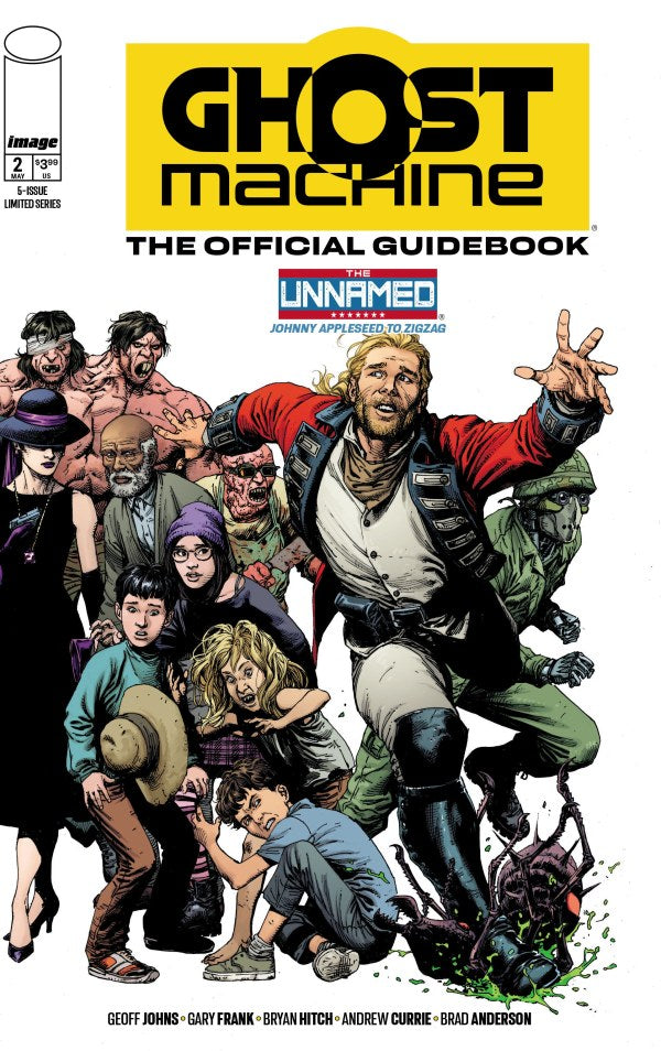 GHOST MACHINE THE OFFICIAL GUIDEBOOK #2 (OF 5) WRAPAROUND GARY FRANK & BRAD ANDERSON A COVER