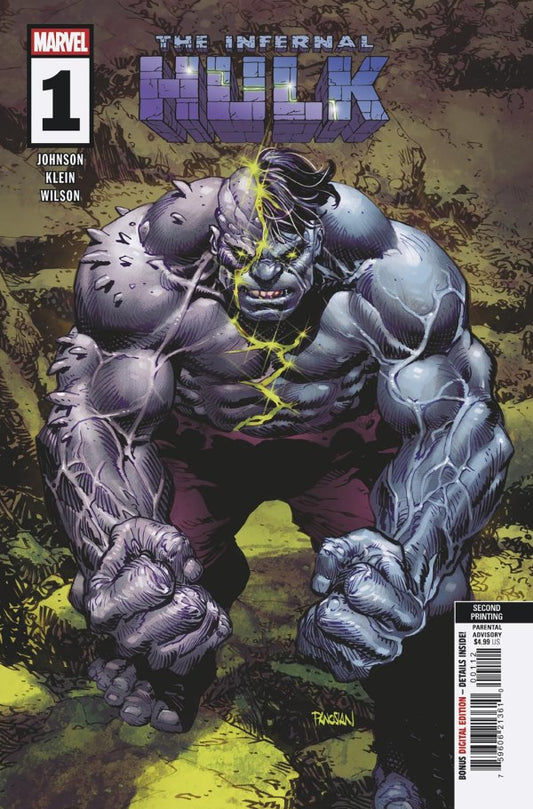 INFERNAL HULK #1 SECOND PRINTING DAN PANOSIAN A COVER