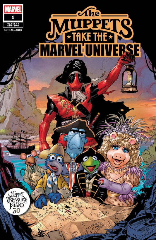 MUPPETS TAKE THE MARVEL UNIVERSE #1 MUPPET TREASURE ISLAND 30TH ANNIVERSARY MATTEO LOLLI E COVER E