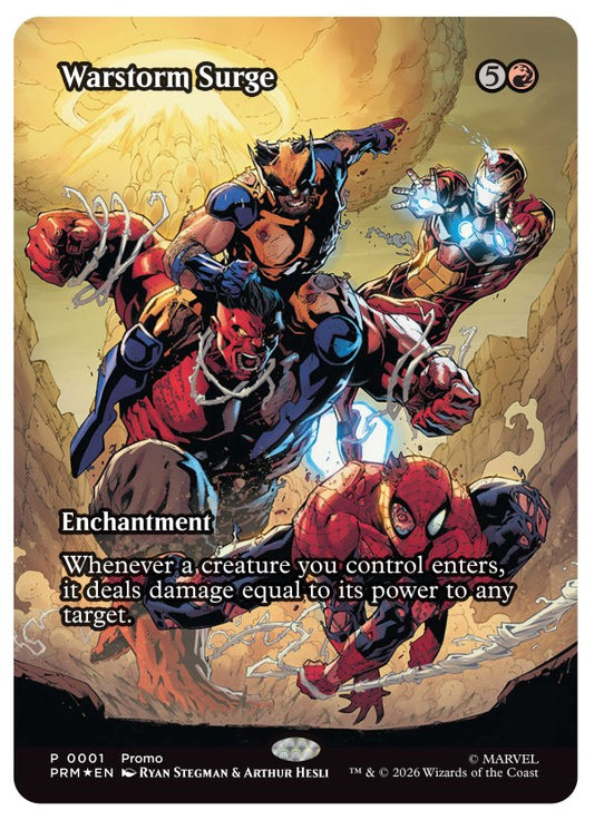 AVENGERS: ARMAGEDDON #1 MAGIC: THE GATHERING RYAN STEGMAN D COVER
