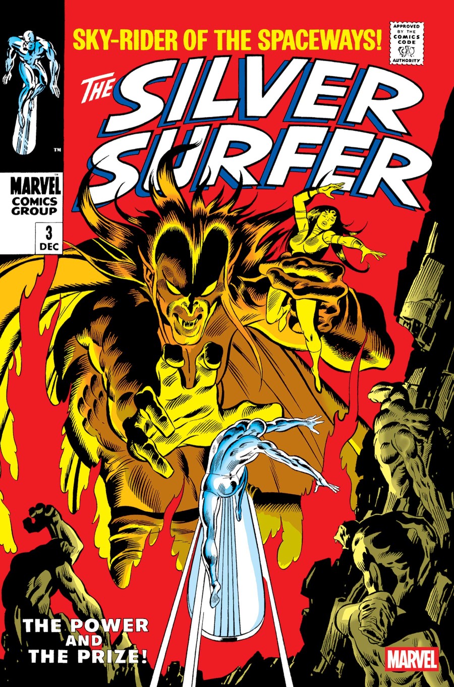 SILVER SURFER #3 FACSIMILE JOHN BUSCEMA A COVER