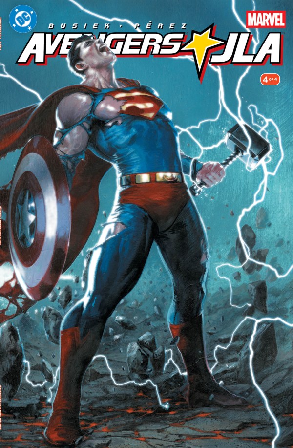 AVENGERS/JLA #4 FACSIMILE EDITION WRAPAROUND GABRIELE DELL OTTO E COVER