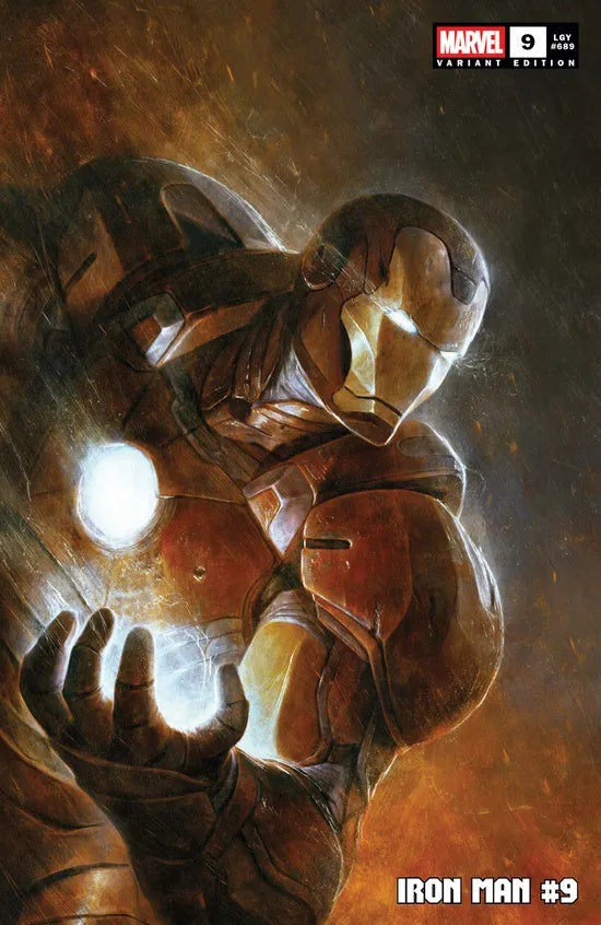 IRON MAN #9 DAVE RAPOZA C COVER