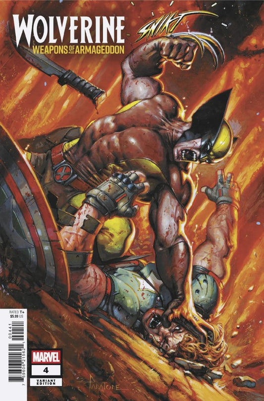 WOLVERINE: WEAPONS OF ARMAGEDDON #4 DAVIDE PARATORE D COVER