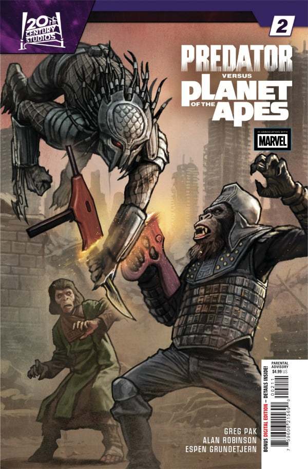 PREDATOR VS. THE PLANET OF THE APES #2 STONEHOUSE A COVER