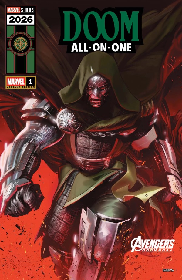 DOOM ALL-ON-ONE #1 MARVEL STUDIOS AVENGERS: DOOMSDAY ALEXANDER LOZANO E COVER