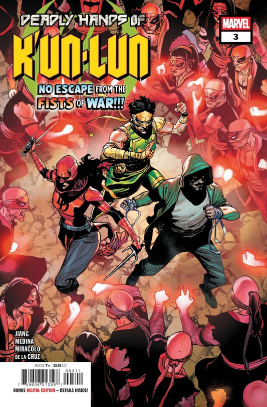 DEADLY HANDS OF K'UN-LUN #3 LEINIL YU A COVER
