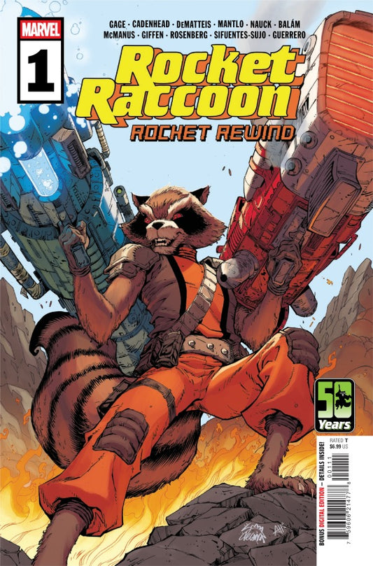 ROCKET RACCOON: ROCKET REWIND #1 RYAN STEGMAN A COVER