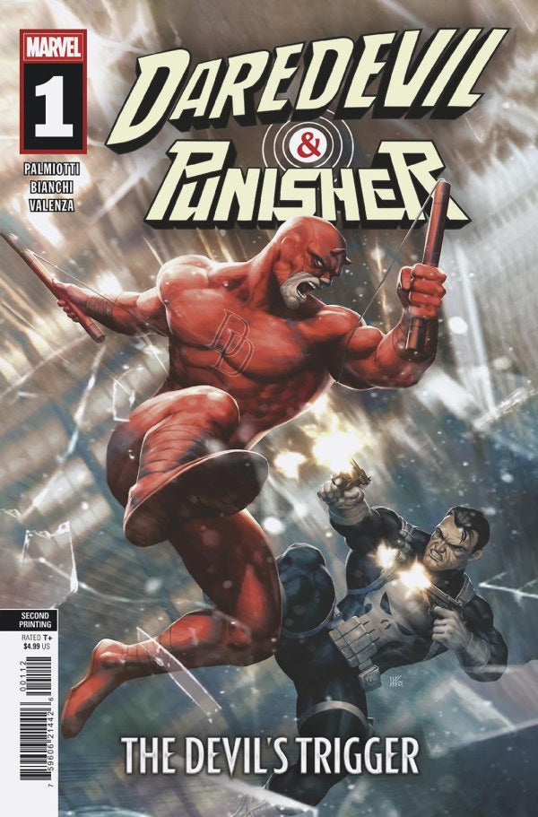 DAREDEVIL/PUNISHER: THE DEVIL'S TRIGGER #1 2ND PRINTING KENDRICK LIM A COVER