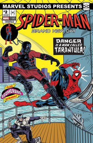 PUNISHER VS. SPIDER-MAN #2 MARVEL STUDIOS SPIDER-MAN: BRAND NEW DAY ADAM STAFFORD D COVER