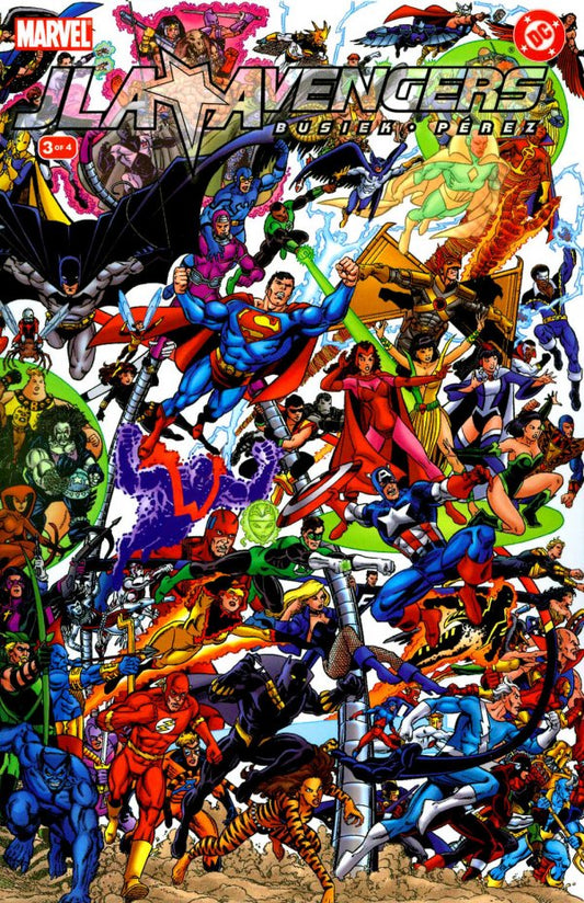 JLA/AVENGERS #3 FACSIMILE 2-PART CONNECTING GEORGE PEREZ A COVER