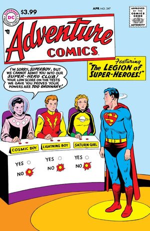 ADVENTURE COMICS #247 FACSIMILE EDITION CURT SWAN A COVER
