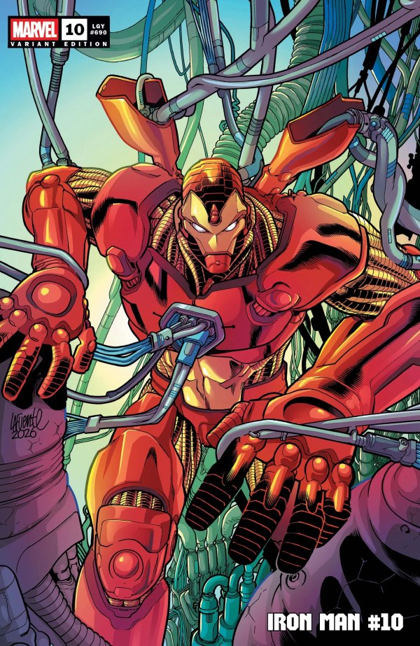 IRON MAN #10 DAVID LAFUENTE C COVER