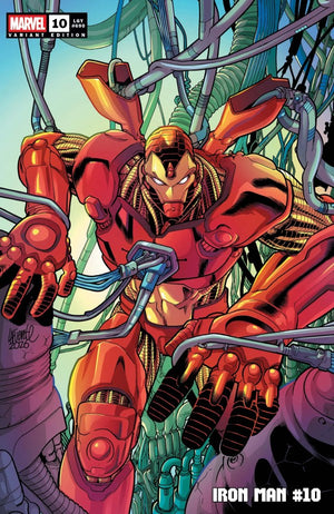 IRON MAN #10 DAVID LAFUENTE C COVER