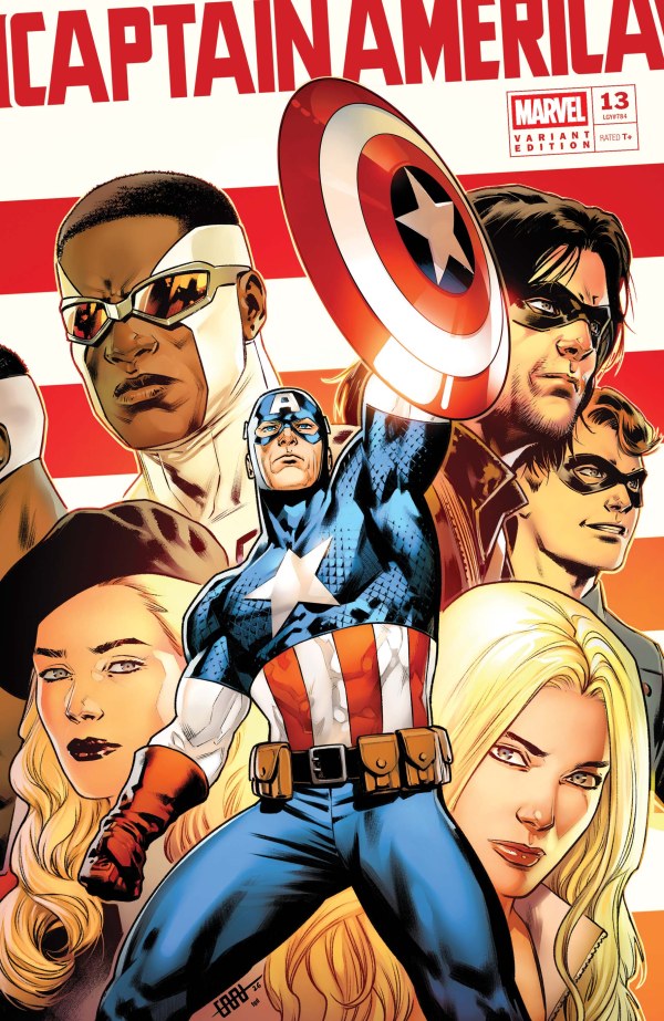 CAPTAIN AMERICA #13 SEMIQUINCENTENNIAL WRAPAROUND CAFU E COVER
