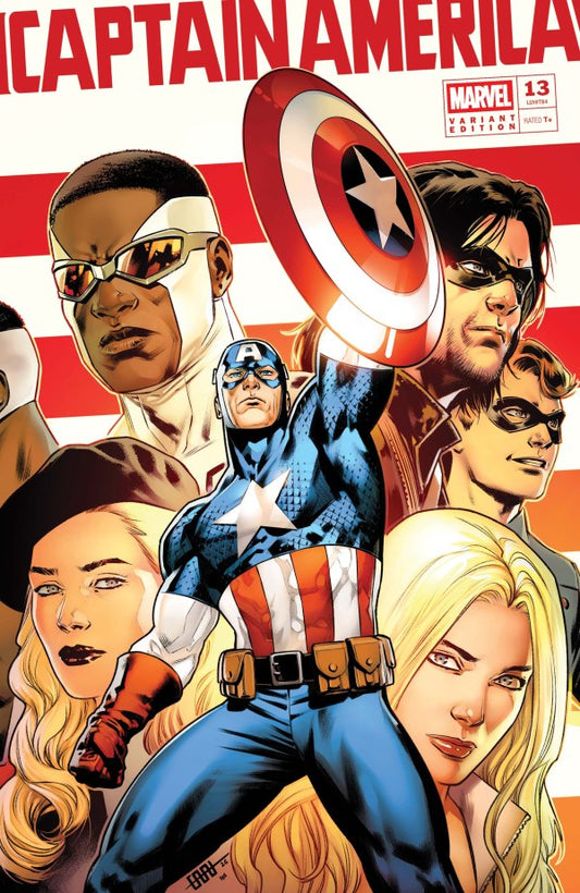 CAPTAIN AMERICA #13 SEMIQUINCENTENNIAL WRAPAROUND CAFU E COVER