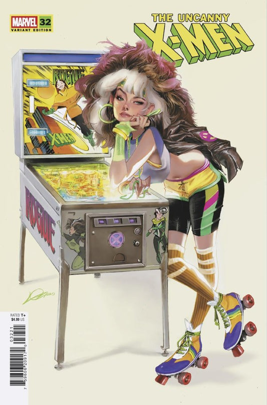 UNCANNY X-MEN #32 80's ROGUE ALEXANDER LOZANO B COVER