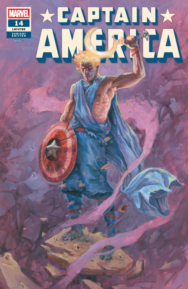 CAPTAIN AMERICA #14 DOMENICO CAVA E COVER