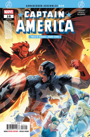 CAPTAIN AMERICA #16 VALERIO SCHITI A COVER