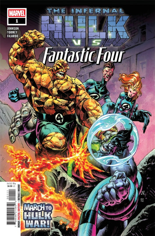 INFERNAL HULK VS. FANTASTIC FOUR #1 NIC KLEIN A COVER