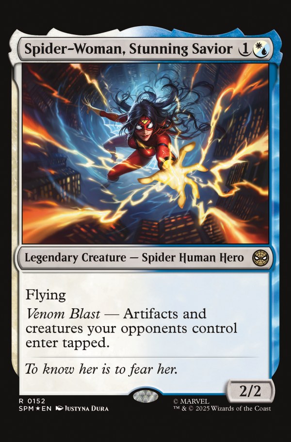 AMAZING SPIDER-MAN: SPIDER-VERSITY #2 MAGIC: THE GATHERING JUSTYNA DURA C COVER