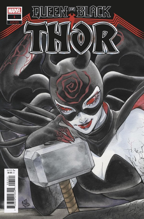 QUEEN IN BLACK: THOR #1 PEACH MOMOKO B COVER