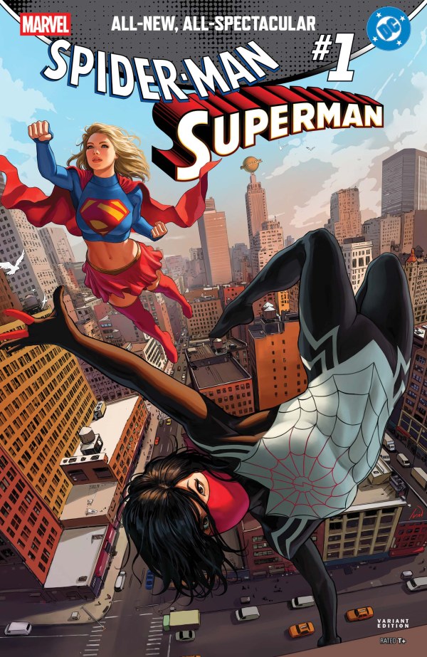 MARVEL/DC: SPIDER-MAN/SUPERMAN #1 IVAN TALAVERA COVER