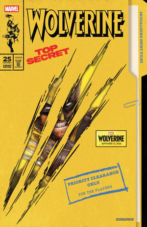 WOLVERINE #25 MARVEL GAMES JOCK D COVER
