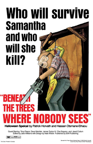 BENEATH THE TREES WHERE NOBODY SEES: HALLOWEEN SPECIAL TONY FLEECS B COVER