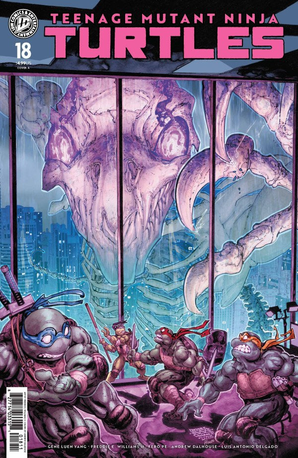 TEENAGE MUTANT NINJA TURTLES #18 FREDDIE E. WILLIAMS II A COVER